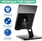 Serve Tablet Houder XL - Opvouwbaar - Extra Stevig en Stabiel - Zwart