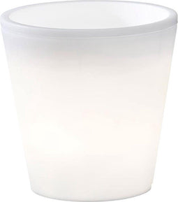 Konstsmide Assisi - Bloempot Buiten - Ø28cm - LED 2700K - IP44 - Wit