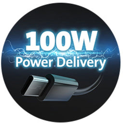 Kensington SD4849Pv - USB-C Triple Video Docking Station - 100W Power Delivery - Zwart