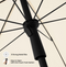 WOLTU GSS0001be02 - Parasol rond 155 cm - Beige - Kantelbaar 45 graden en in hoogte verstelbaar