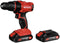 Einhell TC-CD 18-2 Li - Accu Boor-/Schroefmachine - 2 versnellingen 38 Nm (2 stuks)