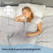 Ella Verzwaringsdeken - Weighted Blanket - 9kg - 135 x 200cm - Lichtgrijs