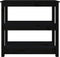 vidaXL - Wandtafel - 80x40x74 - cm - massief - grenenhout - zwart