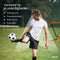 Volcan Dubbelzijdige Rebounder - Voetbal Trainingsmateriaal - 85 x 85 cm - Inclusief Grondankers - Oranje/Zwart