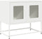 vidaXL - Tv-meubel - 68x39x60,5 - cm - koudgewalst - staal - wit