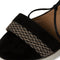 Tamaris Essentials - Dames Sandalen - Hakhoogte 7,5 cm - Zwart Comb - Maat 38