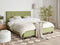 ROCHELLE - Tweepersoonsbed - Groen - 160 x 200 cm - Polyester