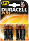 Duracell Plus 100 - Alkalinebatterijen AA - Tot 100% extra levensduur - (4 stuks)