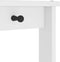 vidaXL - Halboom - SANDENS - wit - 87x40x159,5 - cm - massief - grenenhout