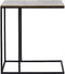 Atmooz - Bijzettafel Vanger - ruw antiek brons - Rechthoekig - Binnen - Interieur - Goud Brons en zwart - Hoogte 55cm - Metaal