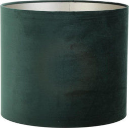 Light & Living Cilinder lampenkap - Velours - Ø50x38cm - Groen