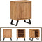 vidaXL - Dressoir - met - 2 - deuren - 55x36x72 - cm - massief - acaciahout