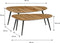 Mica Decorations Jailey - Bijzettafel - Set van 2 - Unieke organische vorm - Bruin (2 stuks)