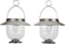 Ranex Karz - Buitenlamp op zonne energie met sensor/bewegingsmelder - 2 lichts - Ø 160 mm - Staal