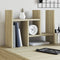 Bureau organiser 34,5x15,5x35,5 cm hout sonoma eikenkleurig