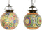 Plafondlamp DKD Home Decor Kristal Metaal Multicolour 25 W 25 x 25 x 30 cm (2 Stuks)