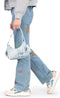 POSH by Poelman CARI - Dames Sneaker - Chunky - Beige met combinatie