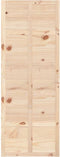 vidaXL - Schuifdeur - 90x1,8x214 - cm - massief - grenenhout - wit