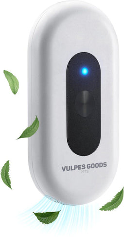 Vulpes Goods® Pets - Kattenbak Geurverdrijver PRO - Actieve zuurstof ozon ionen - Wit