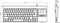 Perixx Periboard 514 Plus Toetsenbord (incl. trackball, 2x USB poorten, stille toetsen)