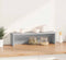 vidaXL - Keukenrek - stapelbaar - 60x15x16cm - bewerkt - hout - grijs - sonoma - eiken