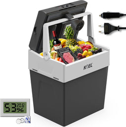 KOEL Boks 30 - Koelbox Elektrisch 12V en 230V - Tot 20 graden onder omgevingstemperatuur - Blauw