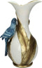 SVJ Home Decorations Vasa Vaas Bird - 20 x 16 x 31 cm - Relief - Goud