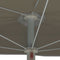 vidaXL - Parasol - half - met - paal - 180x90 - cm - bordeauxrood