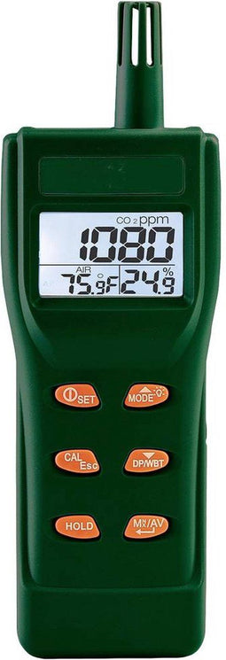 Extech CO250 - CO2 meter - draagbaar - luchtkwaliteit - NDIR sensor