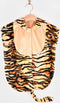 Den Goda Fen Verkleedkledij Tijger - Mini cape met capuchon - 86-110cm - 1-4 jaar - Multi