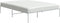 vidaXL - Bedframe - metaal - wit - 140x200 - cm
