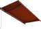 vidaXL - Luifel - automatisch - uittrekbaar - 500x300 - cm - oranje - en - bruin