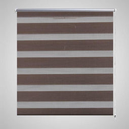vidaXL - Duo - Rolgordijn - 50x100cm - Koffiebruin