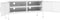 vidaXL - Tv-meubel - 105x35x50 - cm - staal - wit