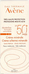 Avène Sun Protection Mineral Cream 50+ - Zonnebrand - 50 ml