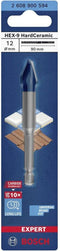 Bosch 2608900594 - Expert HEX-9 HardCeramic Tegelboor 12 mm - Gaat tot 10x langer mee (1 stuk)