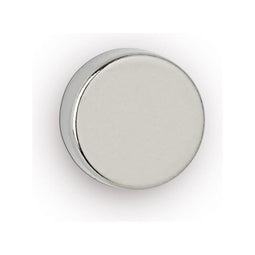 Maul - neodymium schijfmagneet, ft 12 x 5 mm, trekkracht 4 kg, zilver, blister van 4 stuks