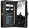 Caseme - Vintage 2 in 1 portemonnee hoes - Geschikt voor Samsung Galaxy S22 Plus / S22+ - Zwart
