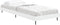 vidaXL - Bedframe - bewerkt - hout - wit - 75x190 - cm