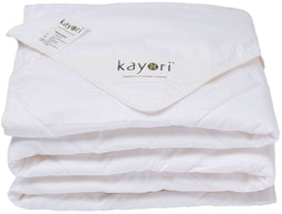Kayori Ubashi Bamboe Zomerdekbed - Eenpersoons - Ademend en Antibacterieel - Wit