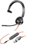 Poly Blackwire C3315-M - On Ear headset - Ruisonderdrukking - Zwart