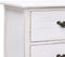 vidaXL - Tv-meubel - 108x30x40 - cm - massief - paulowniahout - antiekwit