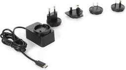 HQ-Power COMPACTE LADER MET USB-AANSLUITING - 5 VDC - 2.5 A max. - 15 W max. - type C met 4 reisstekkers