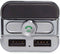 Uniq Car Wireless FM Transmitter Dual USB Charger - Zwart