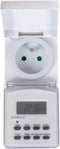 Perel Weektimer, digitaal, 230 V, 32 A, 3600 W, IP44, voor gebruik buitenshuis, Franse aarding type