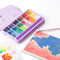 HIMI - Gouache - set van 36 kleuren 12g - Twin split cups - Lila (set van 36)