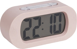 Wekker Gummy - Rubberized Roze - 14x7x5cm