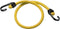 MasterLock 2 Snelbinders - 100 cm - Elastisch met haken - Geel