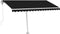 vidaXL - Luifel - vrijstaand - automatisch - 400x300 - cm - antracietkleurig