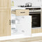 vidaXL - Keuken - onderkast - Lucca - bewerkt - hout - sonoma - eikenkleurig